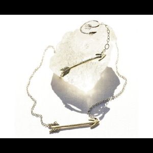 Waxing Poetic Arrow Necklace
